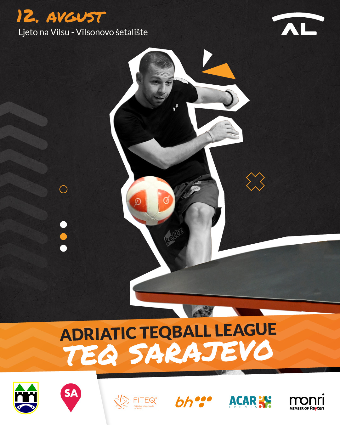 Jadranska Teqball liga stiže u Sarajevo, garantovana sjajna zabava na Vilsonovom šetalištu