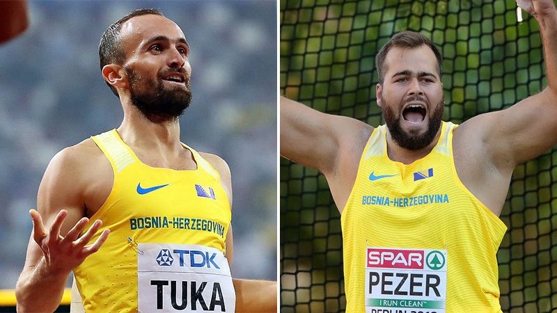 Olimpijci Tuka i Pezer jedini bh. predstavnici na Svjetskom atletskom prvenstvu u Budimpešti
