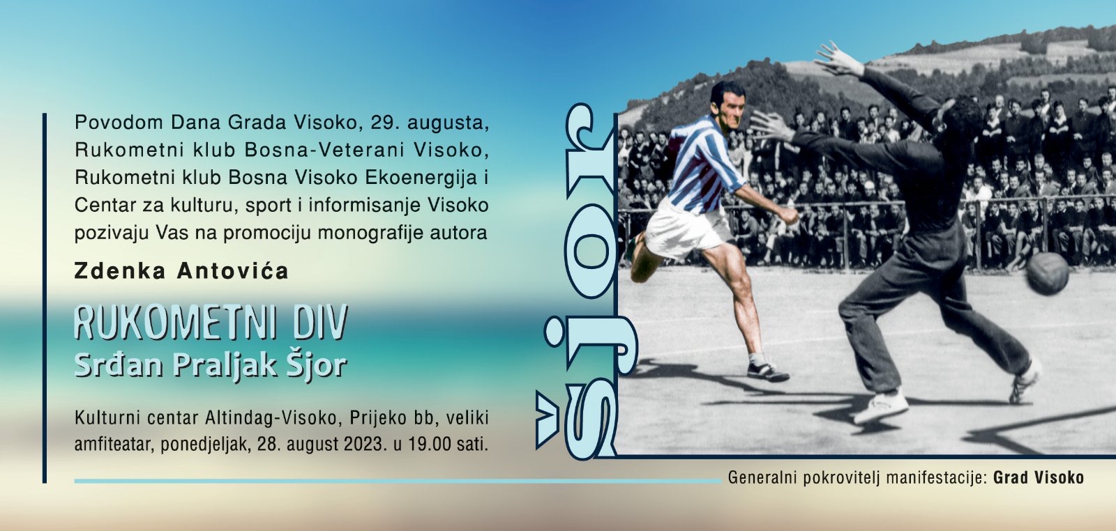 Promocija knjige “Rukometni div – Srđan Praljak Šjor” autora Zdenka Antovića 28.augusta