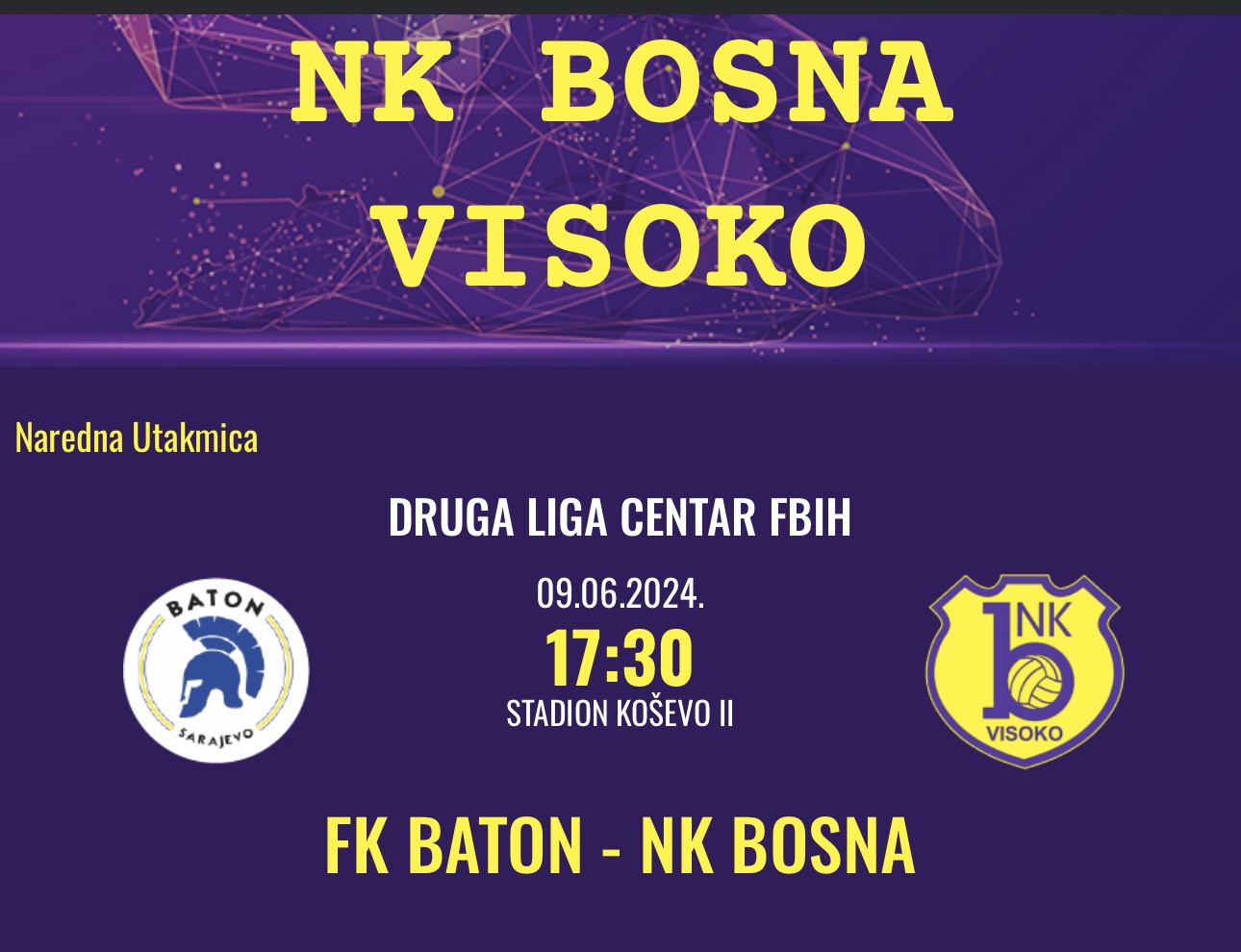 FK Baton vs. NK Bosna