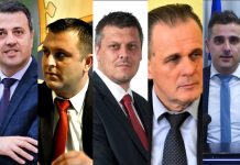 Kandidati za gradonačelnika Visokog / Mirza Ganić (SDA), Adnan Delić (SDP), Mirnes Fatić (NiP), Dario Pekić (Snaga Naroda), Elvedin Šabanović (NAPRIJED!)