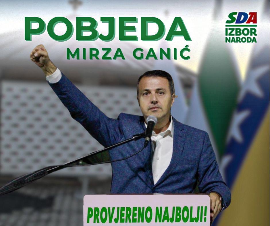 Mirza Ganić, pobjednik Lokalnih izbora u Visokom za mandatni period 2024-2028.godina