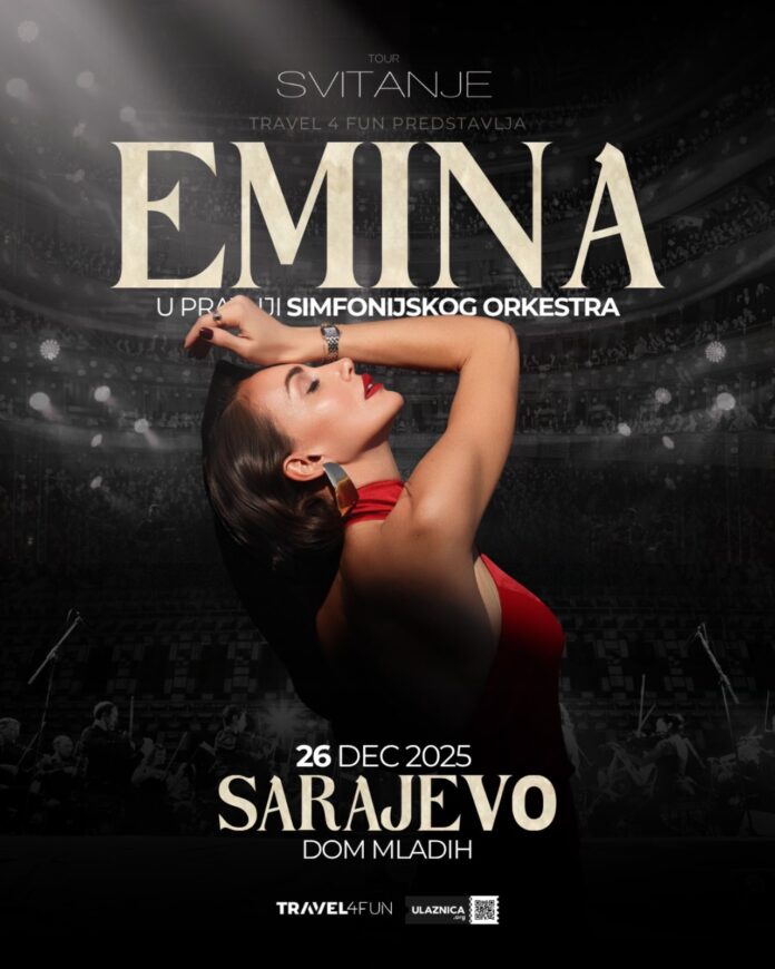 Emina Jahović stiže u Sarajevo, najavila koncert za decembar Emina Jahović stiže u Sarajevo, najavila koncert za decembar
