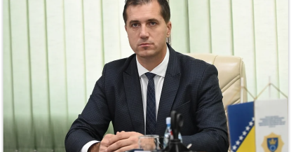 Emir Vračo, ministar unutrašnjih poslova ZDK